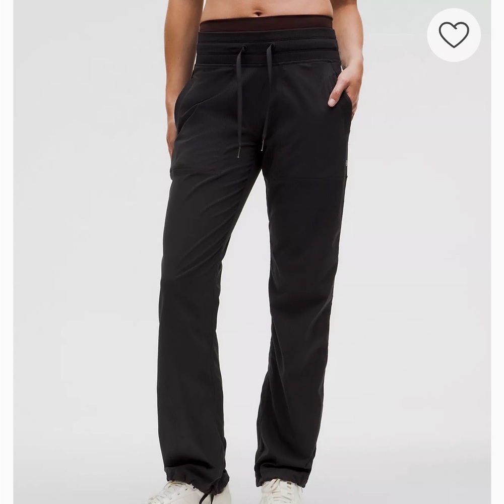 Lululemon Athletica Dance Studio Mid-Rise Pant
In black